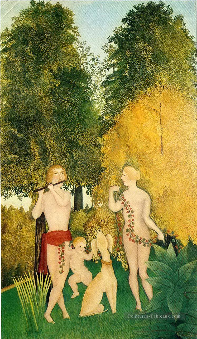 le Quatuor heureux 1902 Henri Rousseau post impressionnisme Naive primitivisme Peintures à l'huile